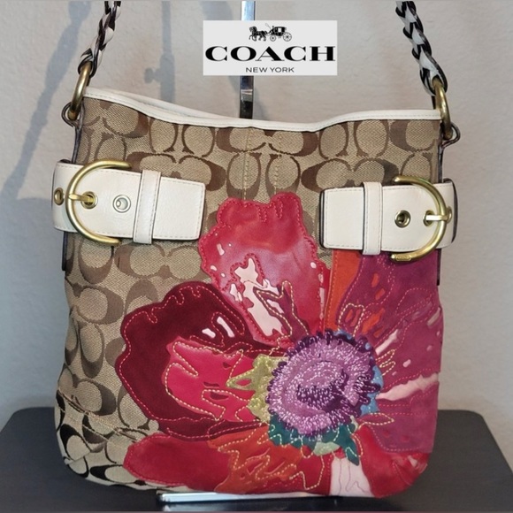 Coach Handbags - Coach Poppy of Peace Signature C Shoulder Bag